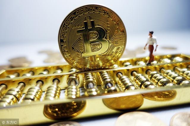 A close-up of a miner inspecting the components of a mining rig.